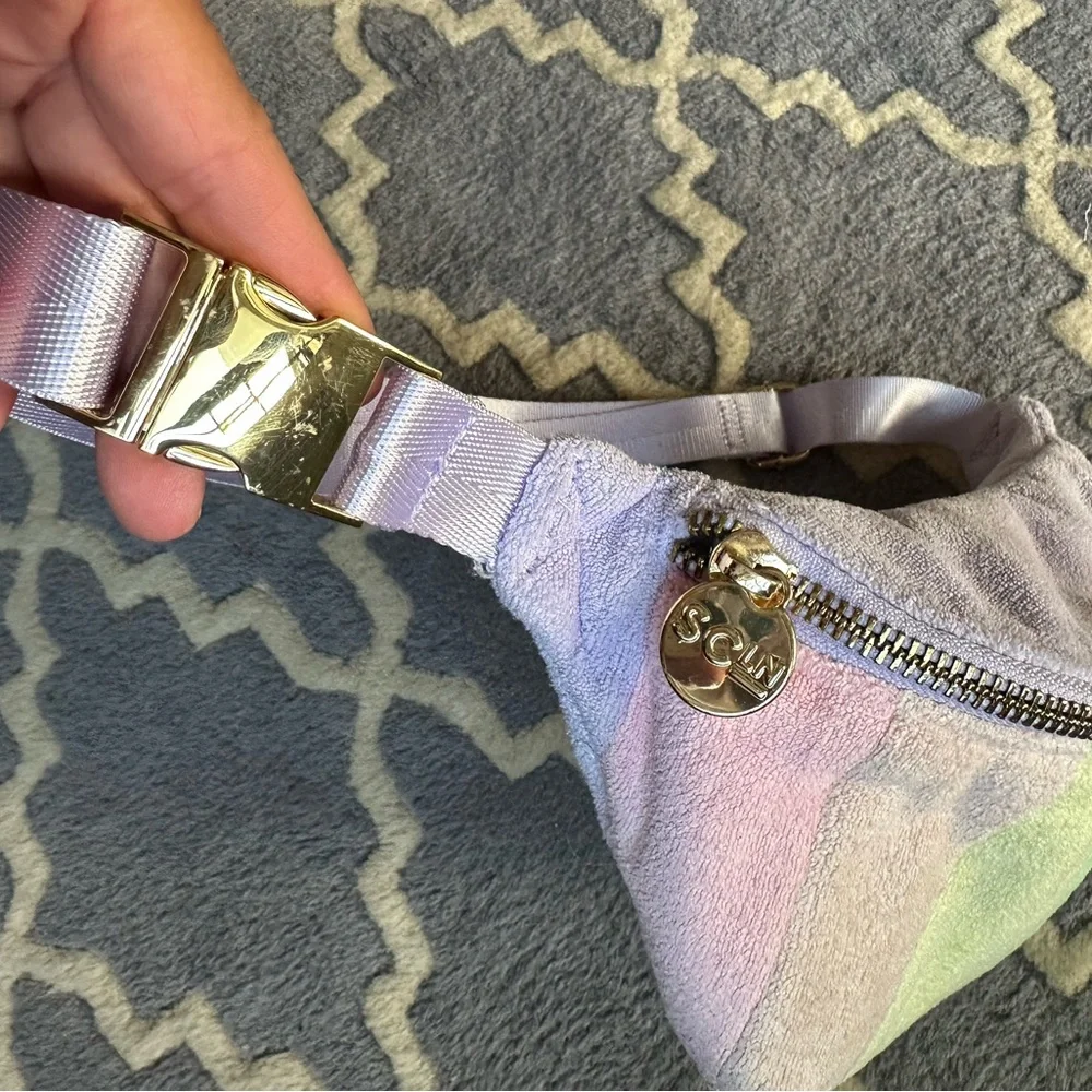 Stoney Clover Terry Pastel Striped Fanny Pack - Picture 5 of 5